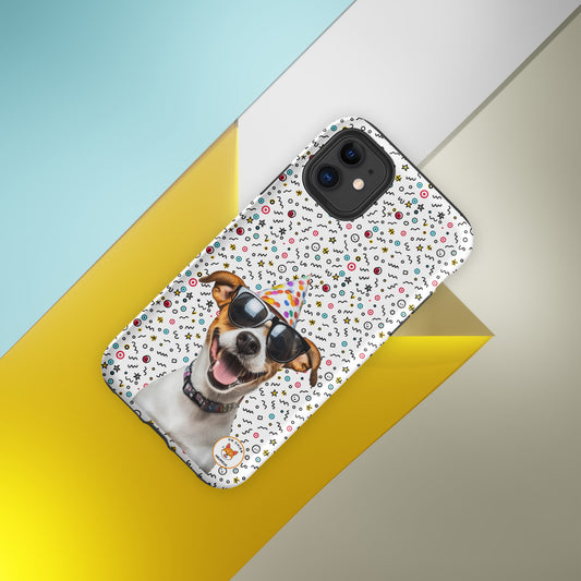 Coque de téléphone ronds vagues étoiles
